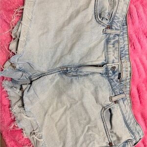 American Eagle Outfitters Light Blue Jean Shorts